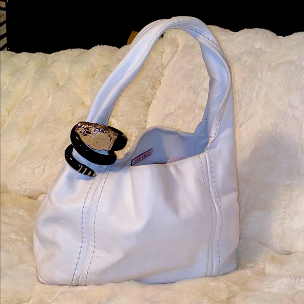 Jimmy Choo Hobo with Snake Bangle